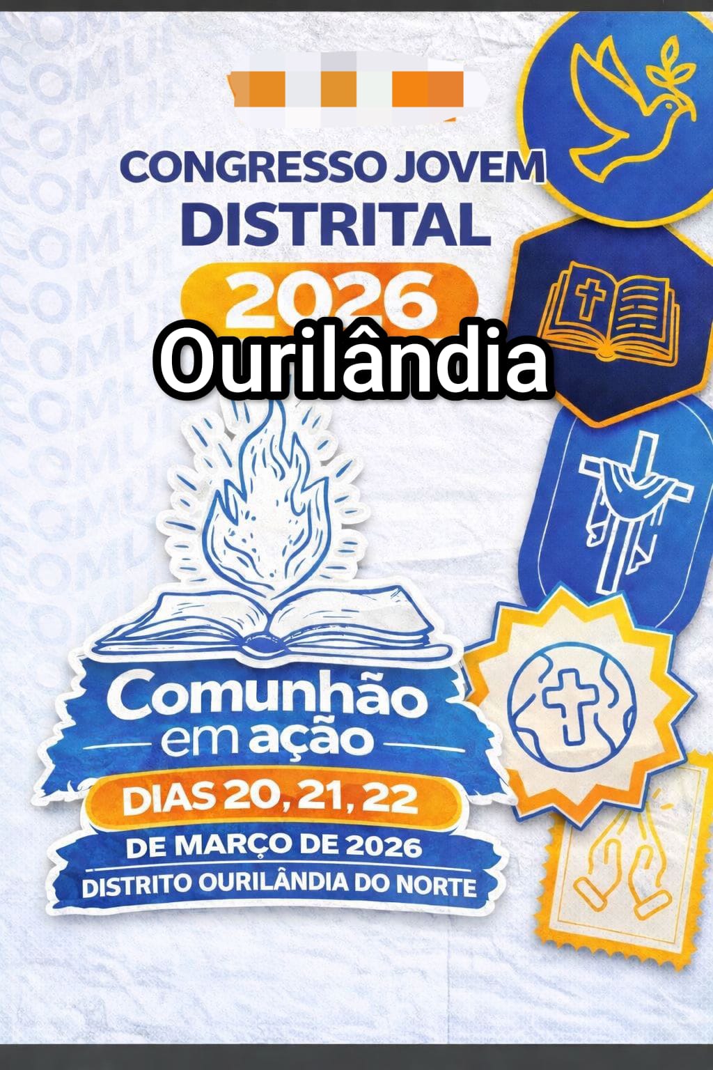 Congresso Jovem Ourilandia do Norte 2026 - Comunhão e Ação